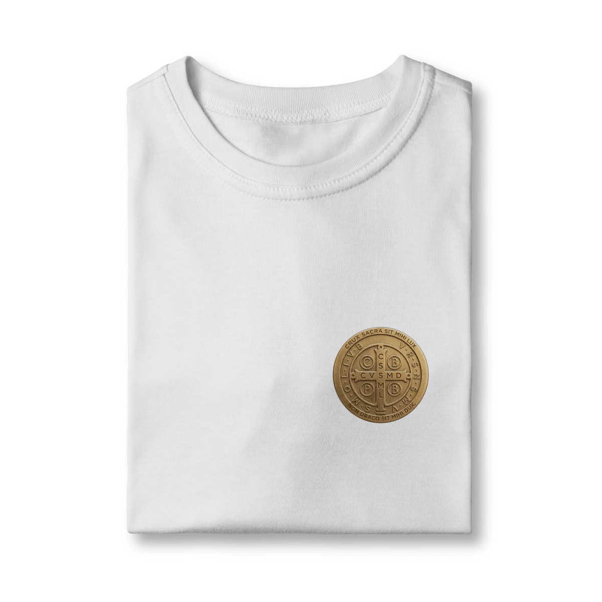 Camiseta Infantil Medalha de São Bento - Pray Style