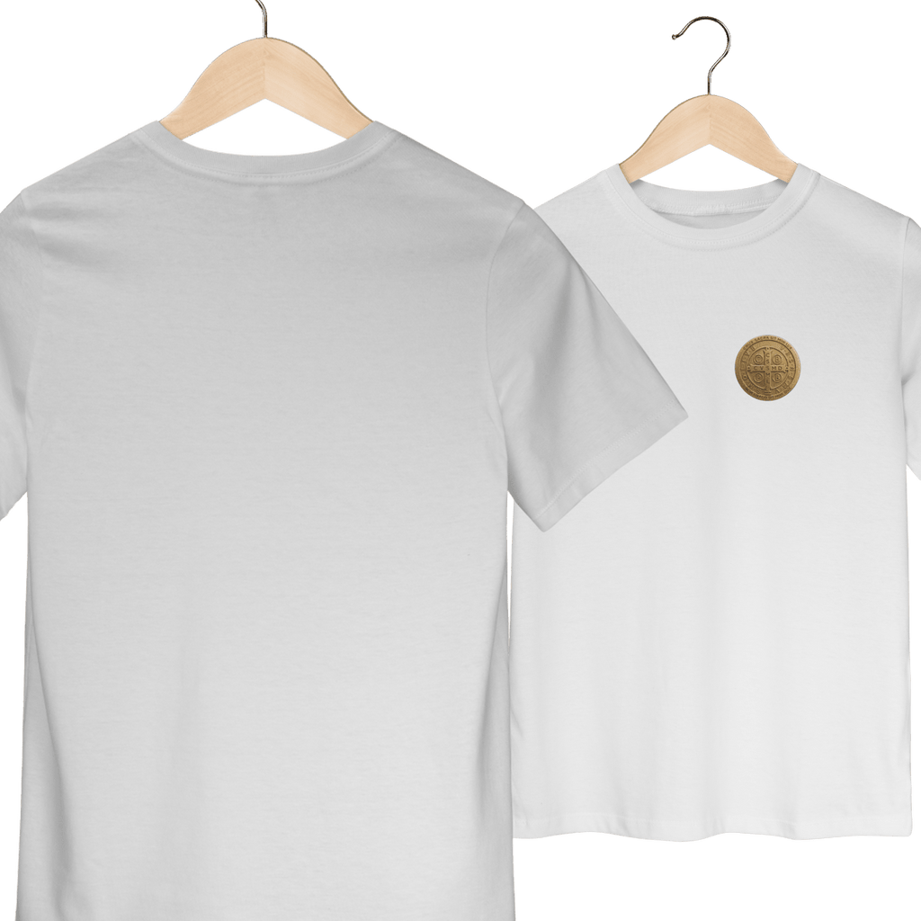 Camiseta Infantil Medalha de São Bento – 2 a 8 Anos - Pray Style