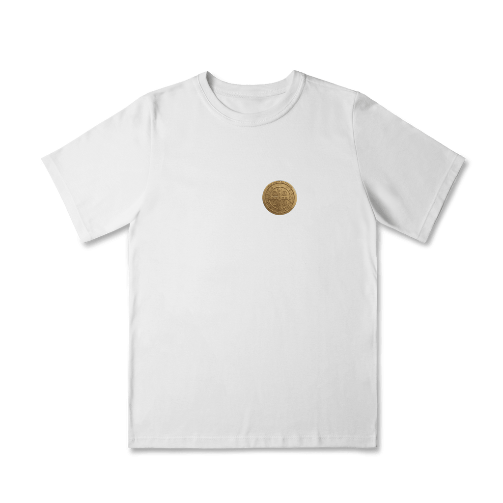 Camiseta Infantil Medalha de São Bento - Pray Style