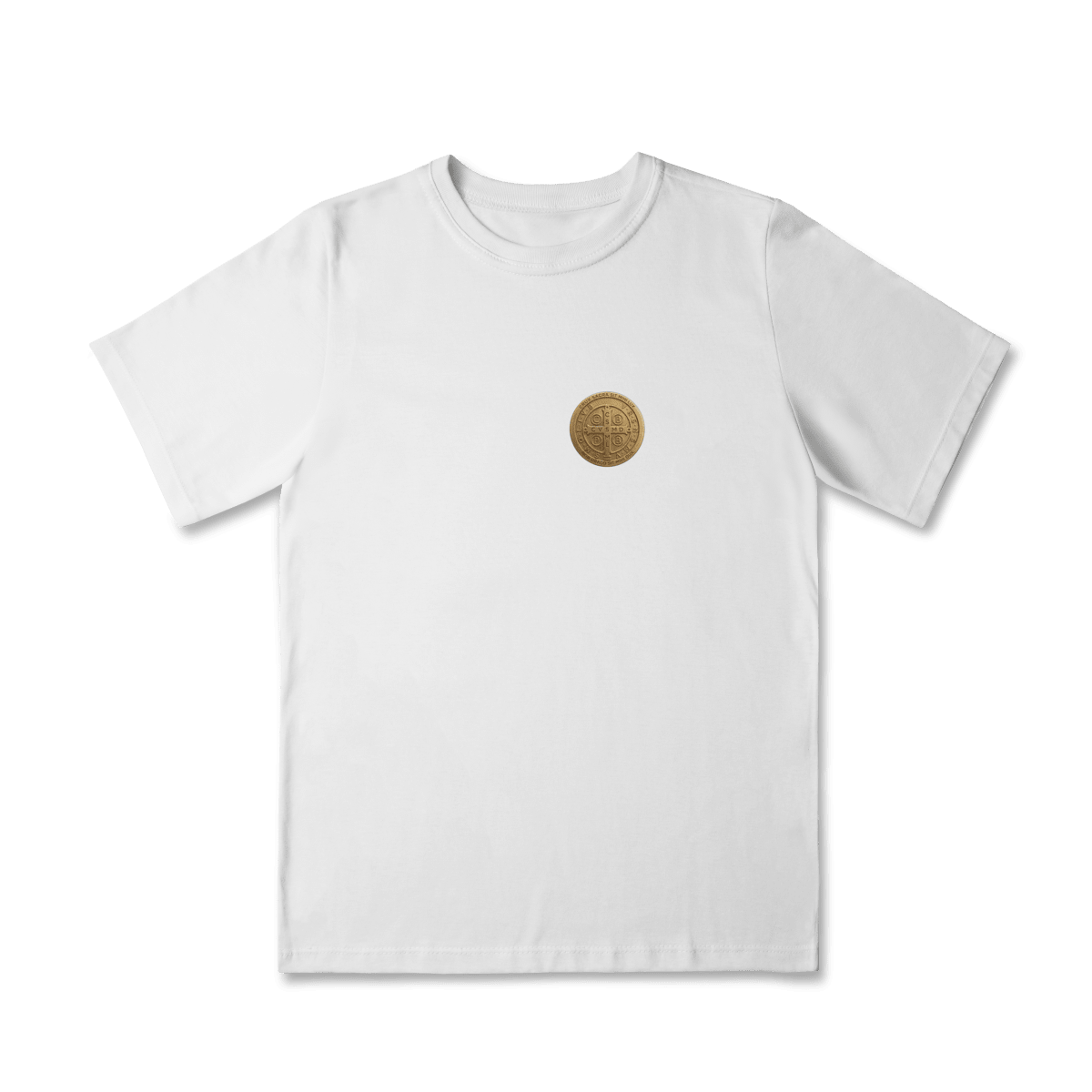 Camiseta Infantil Medalha de São Bento - Pray Style