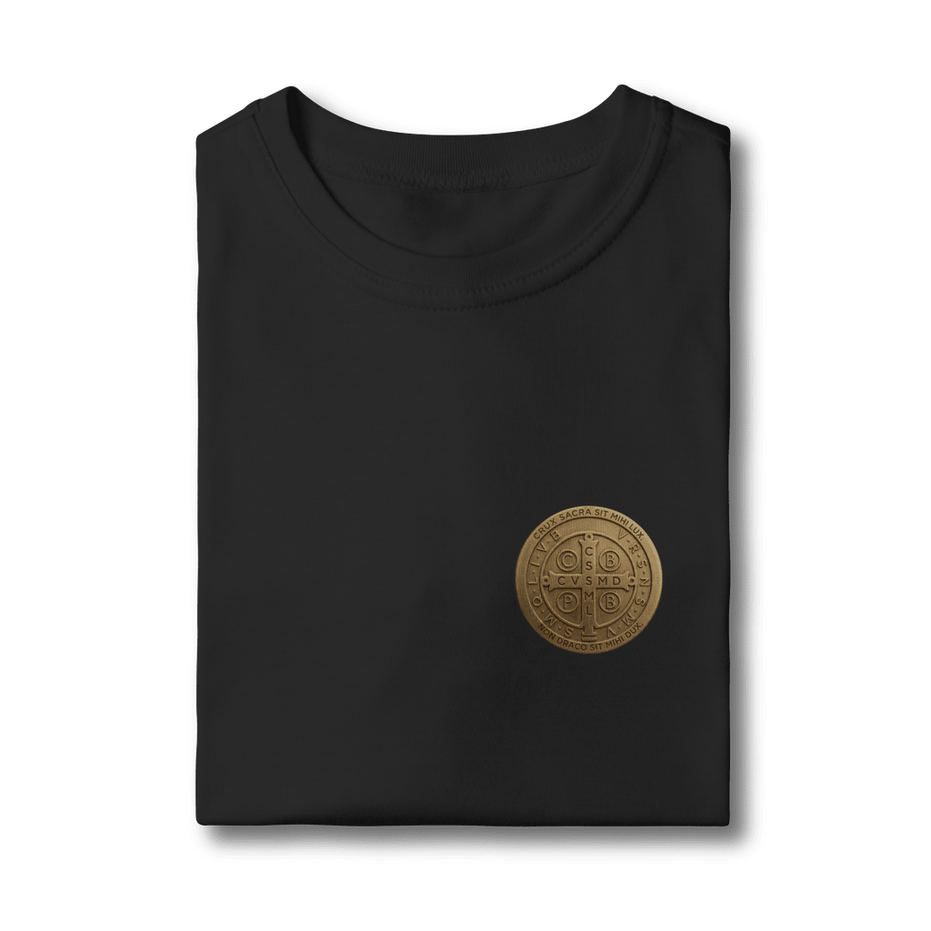 Camiseta Infantil Medalha de São Bento - Pray Style