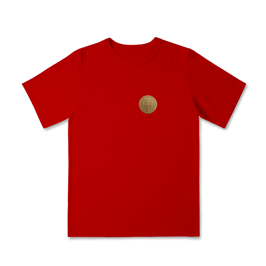 Camiseta Infantil Medalha de São Bento - Pray Style