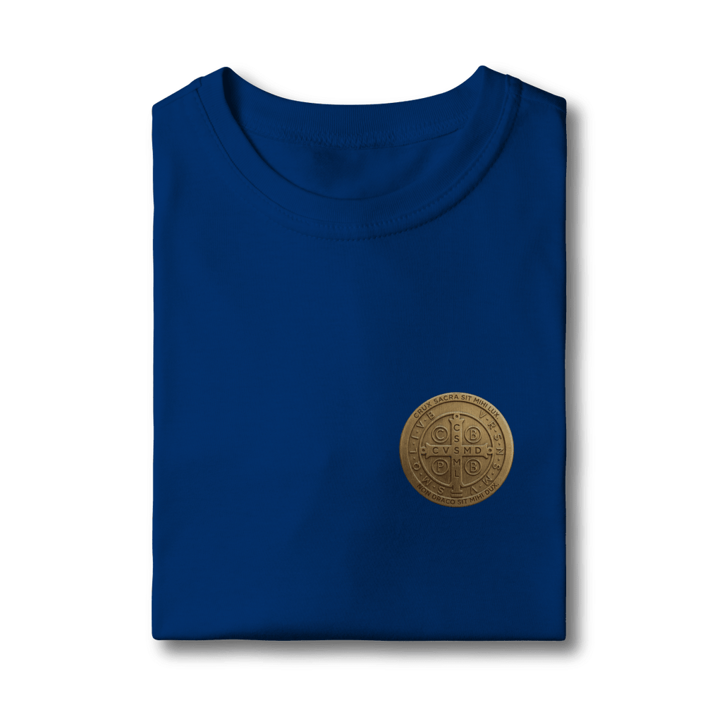 Camiseta Infantil Medalha de São Bento - Pray Style