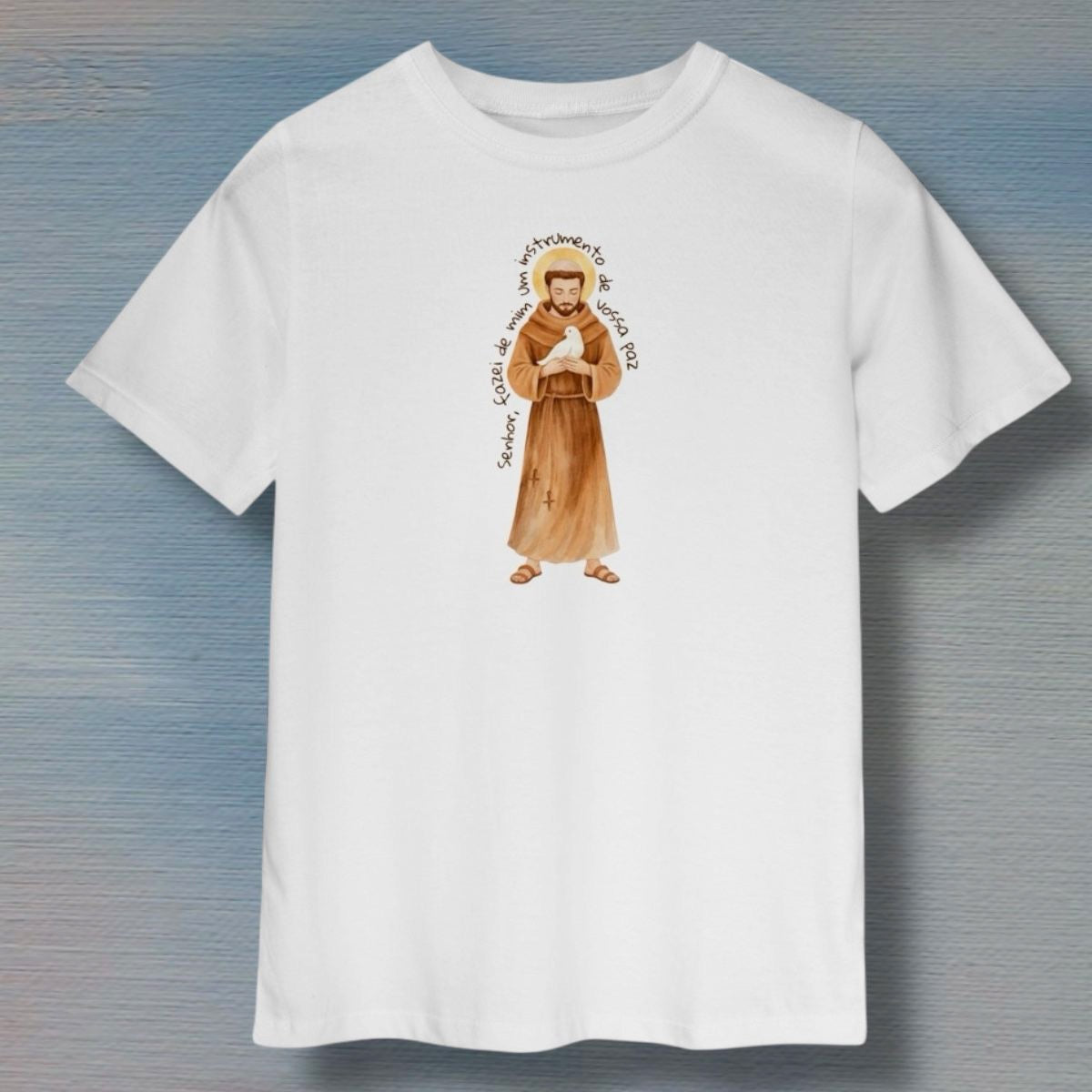 Camiseta Infantil - São Francisco (10 a 14) - Pray Style
