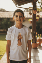Camiseta Infantil São Francisco de Assis – 10 a 14 Anos - Pray Style