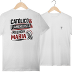 Camiseta Masculina Católico Flamenguista - Pray Style