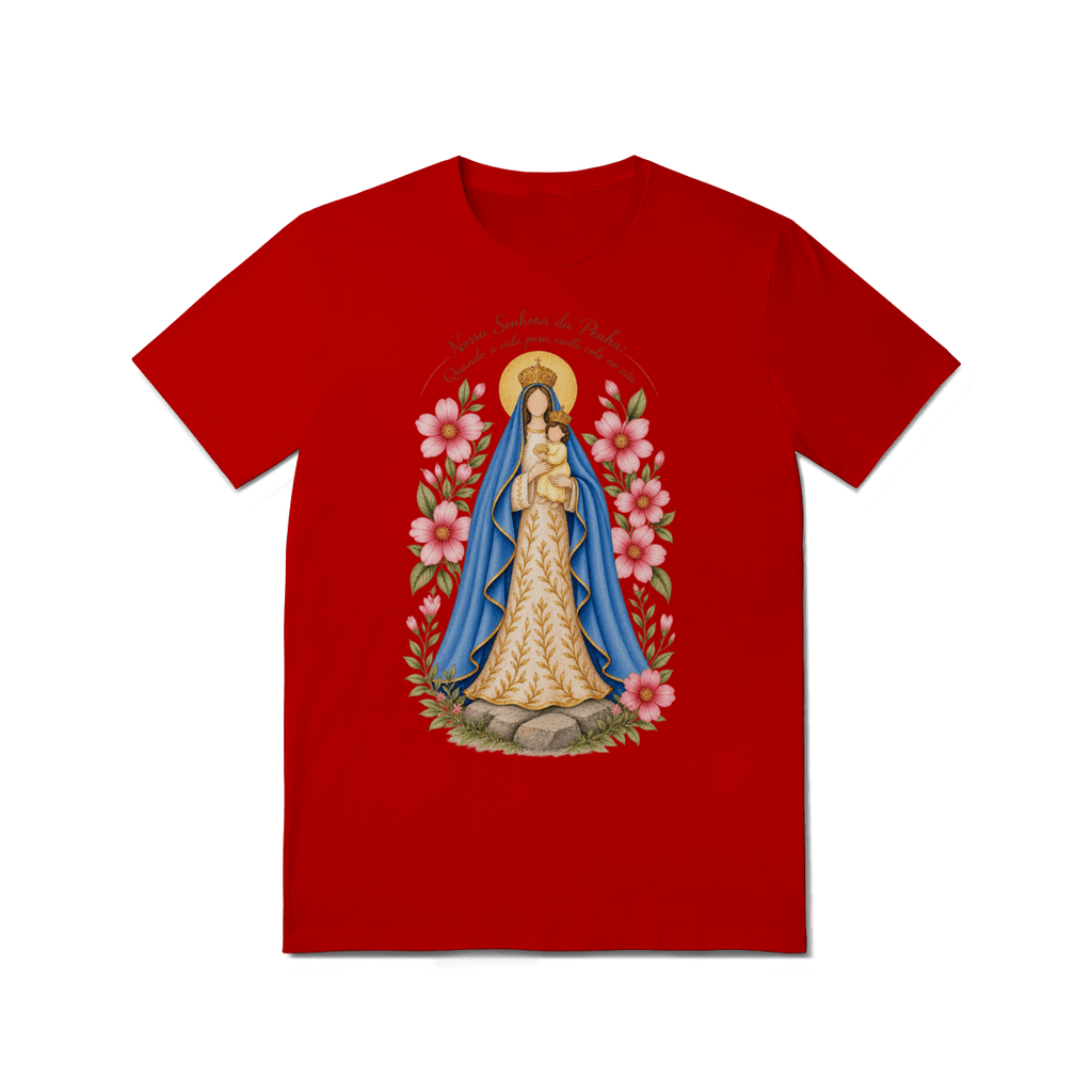 Camiseta Nossa Senhora da Penha – Devoção e Fé - Pray Style