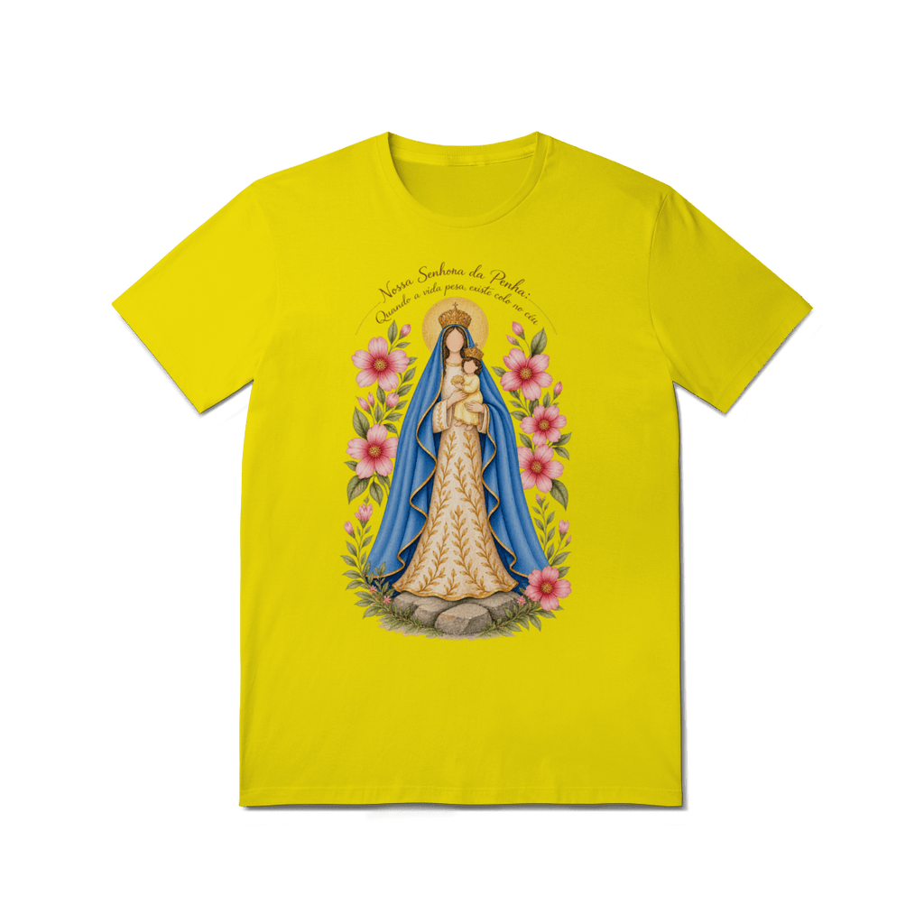 Camiseta Nossa Senhora da Penha – Devoção e Fé - Pray Style