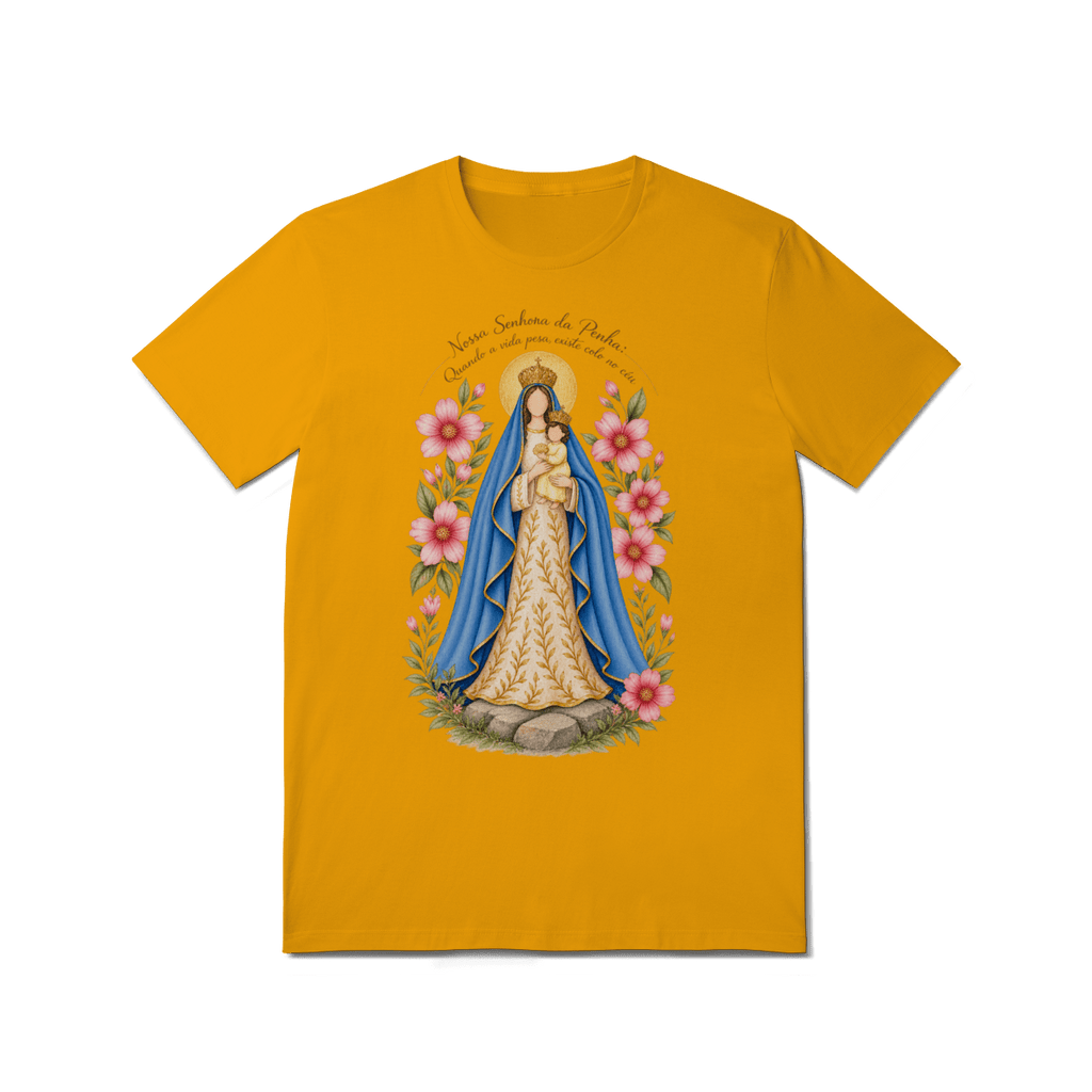 Camiseta Nossa Senhora da Penha – Devoção e Fé - Pray Style