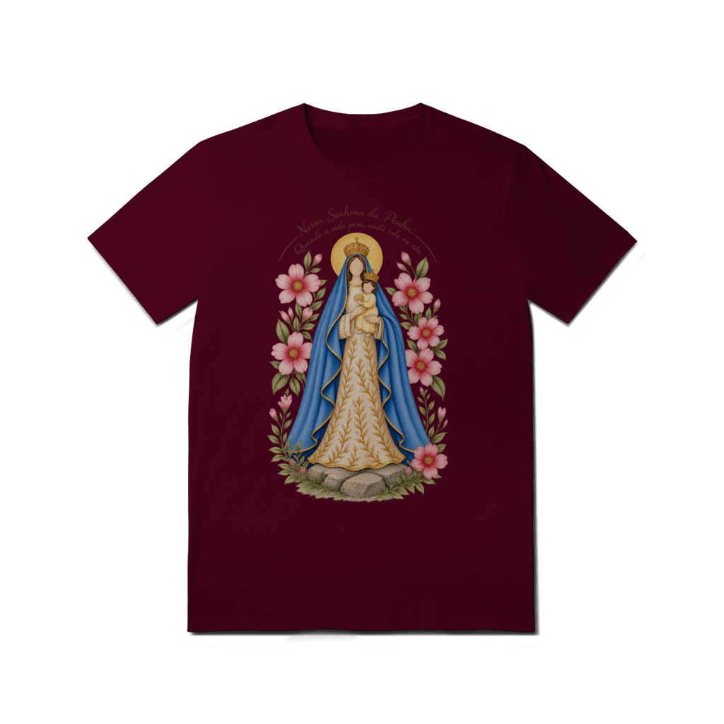 Camiseta Nossa Senhora da Penha – Devoção e Fé - Pray Style