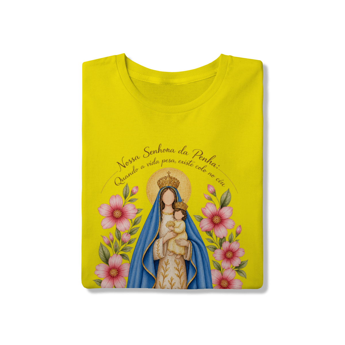 Camiseta Nossa Senhora da Penha – Devoção e Fé - Pray Style
