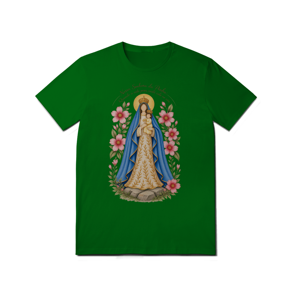 Camiseta Nossa Senhora da Penha – Devoção e Fé - Pray Style