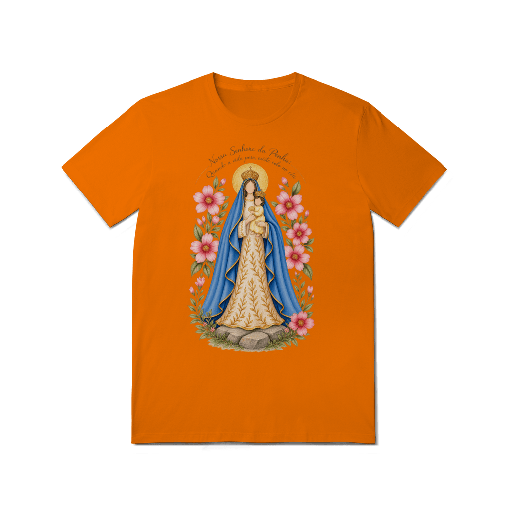 Camiseta Nossa Senhora da Penha – Devoção e Fé - Pray Style