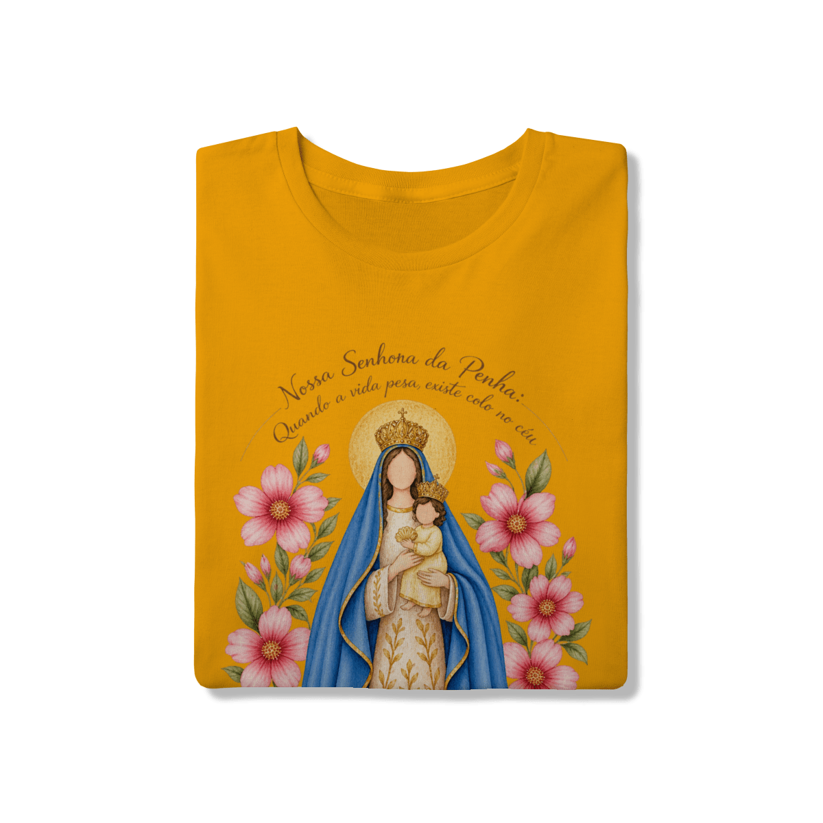 Camiseta Nossa Senhora da Penha – Devoção e Fé - Pray Style
