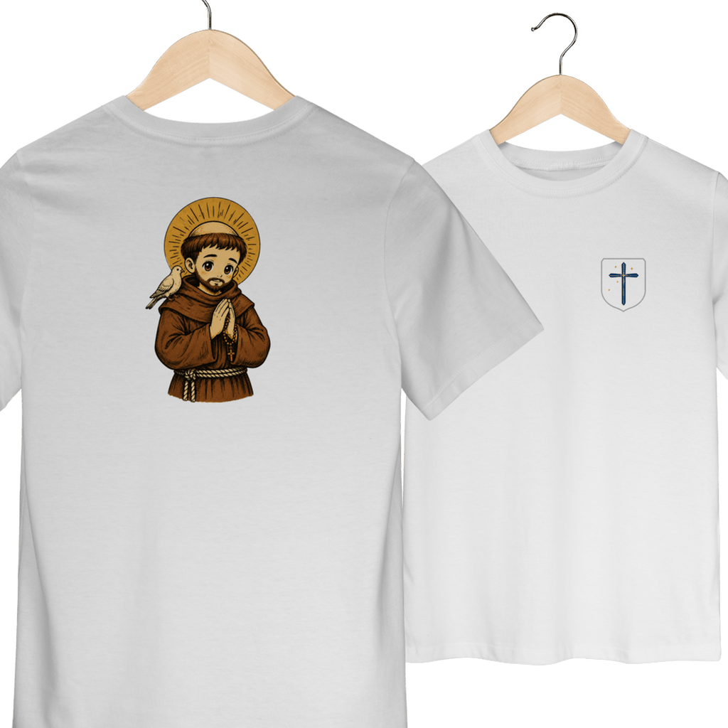 Camiseta São Francisco de Assis – Infantil 2 a 8 Anos - Pray Style