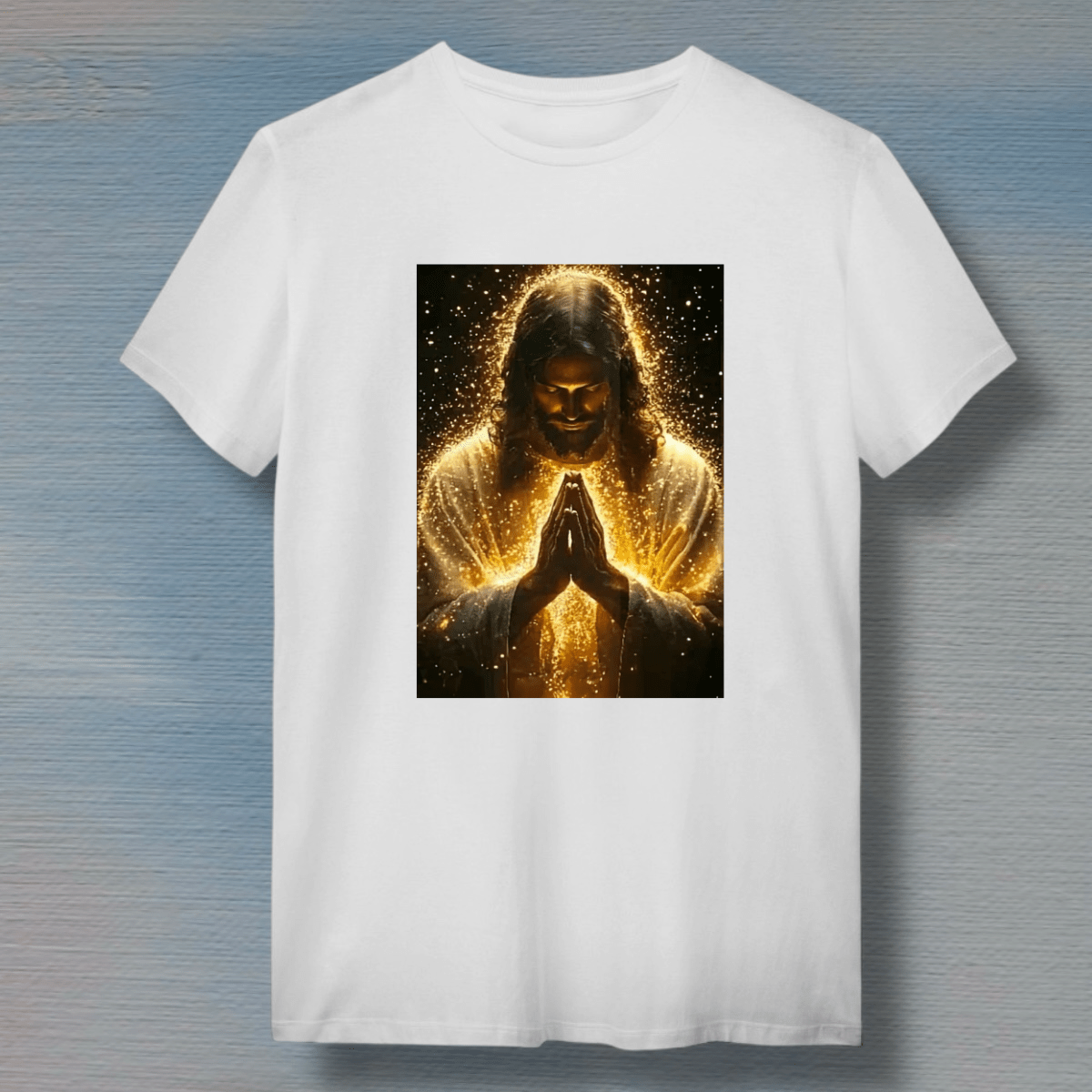 Jesus mãos postas - Pray Style