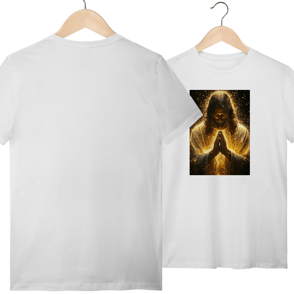 Jesus mãos postas - Pray Style
