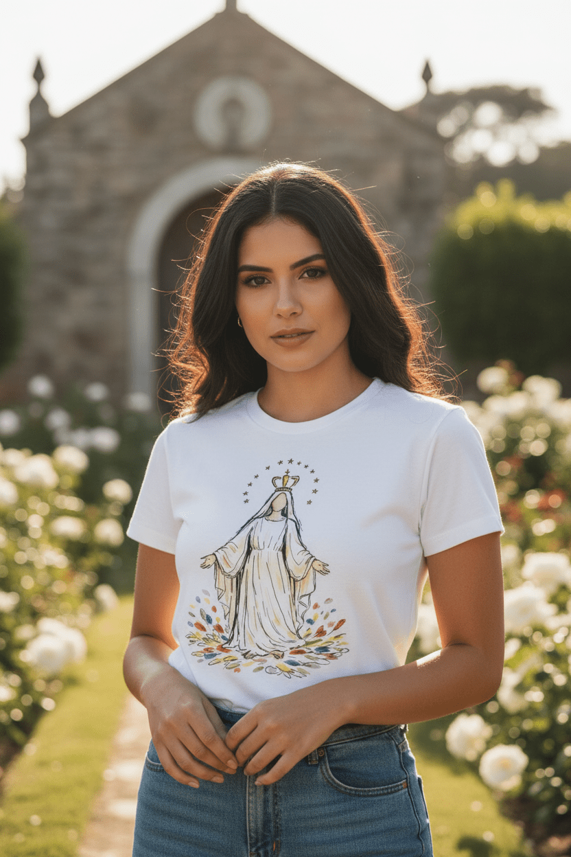 Kit 3 Camisetas Católicas Femininas – Moda Católica | Pray Style - Pray Style