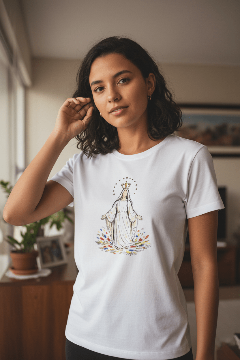 Kit 3 Camisetas Católicas Femininas – Moda Católica | Pray Style - Pray Style