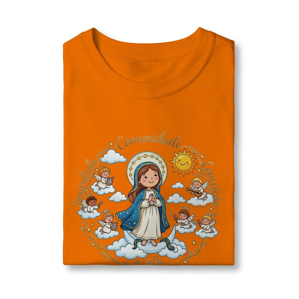 Camisa infantil Imaculadinha - Comunidade Imaculada Conceição de Maria