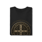 Medalha São Bento "a cruz sagrada seja minha luz" - Pray Style