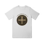 Medalha São Bento "a cruz sagrada seja minha luz" - Pray Style