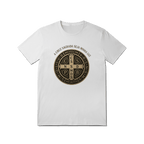 Medalha São Bento "a cruz sagrada seja minha luz" - Pray Style