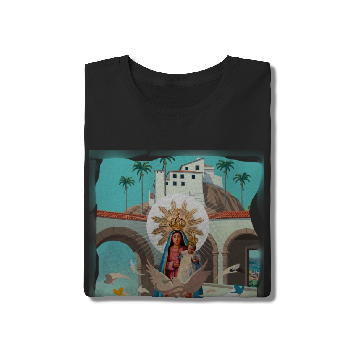 Camiseta Convento da Penha | Pray Style (estampa na frente)