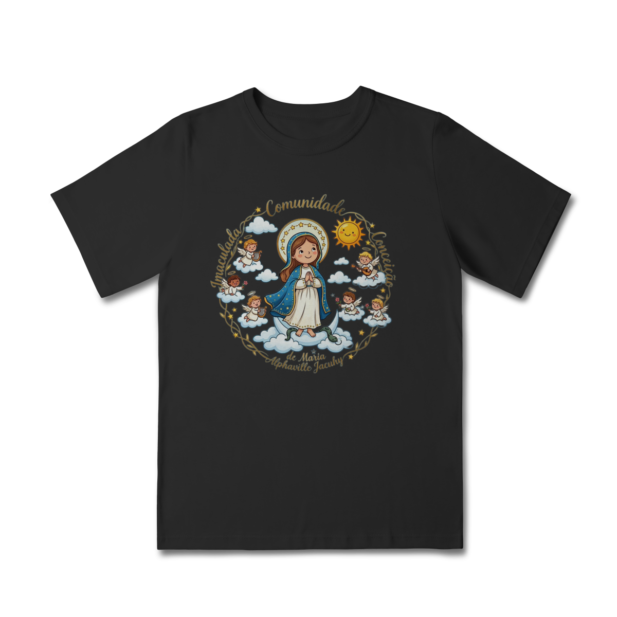 Camisa infantil Imaculadinha - Comunidade Imaculada Conceição de Maria