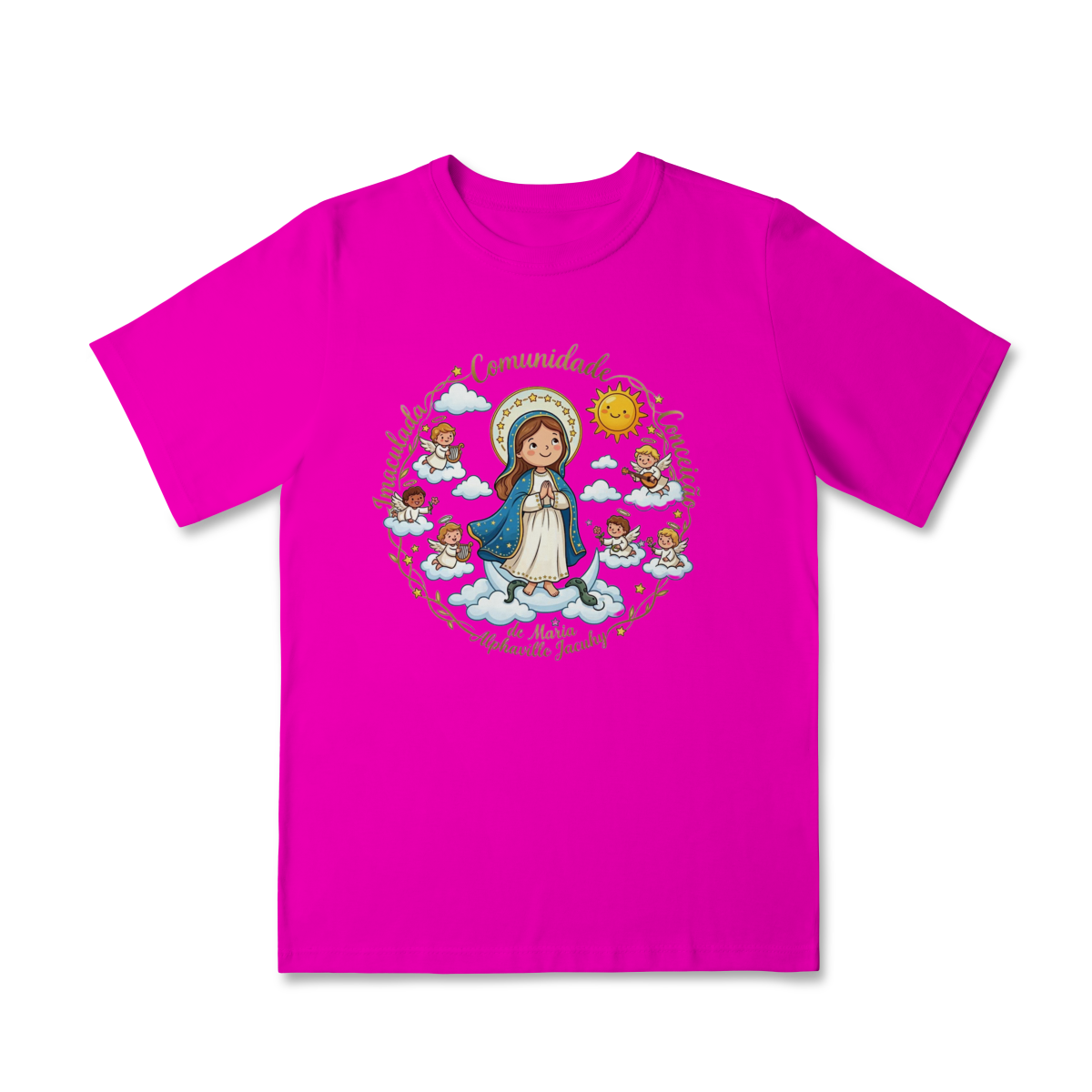Camisa infantil Imaculadinha - Comunidade Imaculada Conceição de Maria