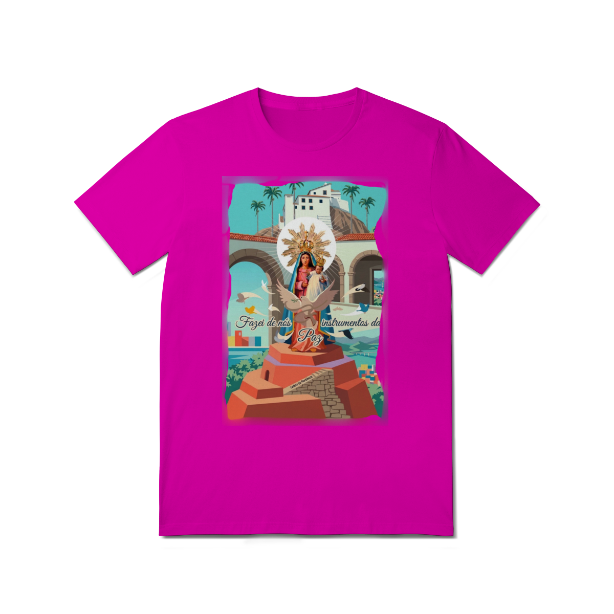 Camiseta Convento da Penha | Pray Style (estampa na frente)