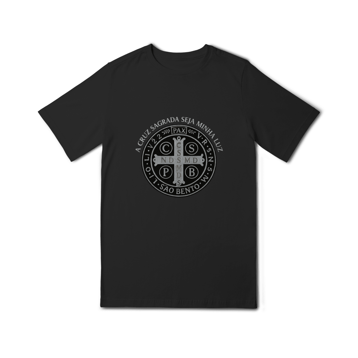 São Bento "a cruz sagrada seja minha luz" - Pray Style