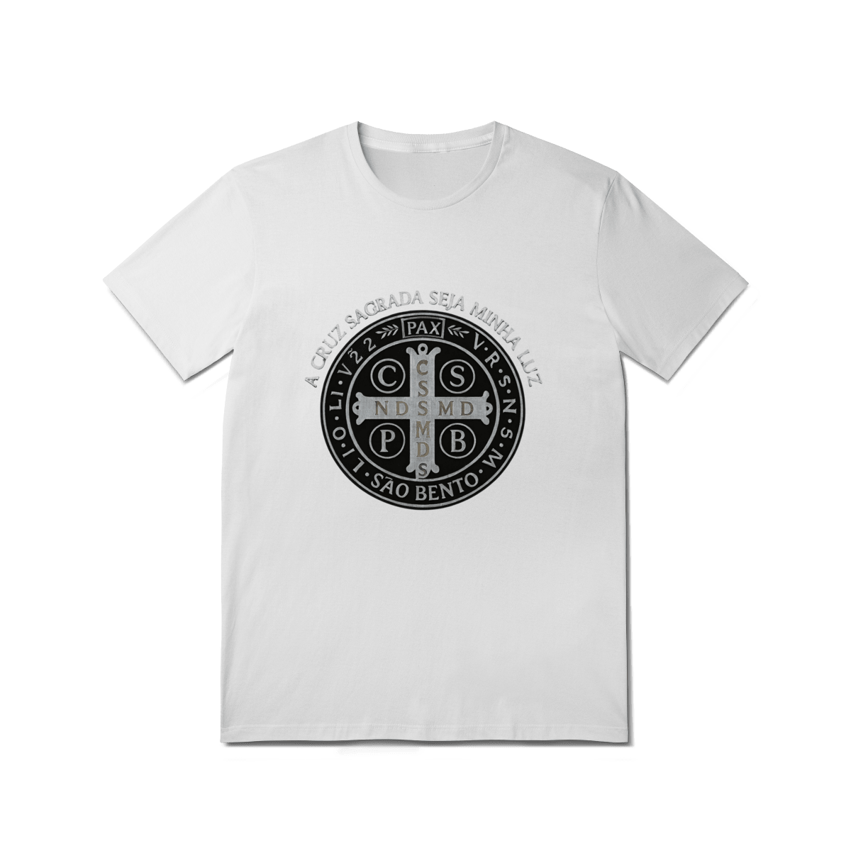São Bento "a cruz sagrada seja minha luz" - Pray Style