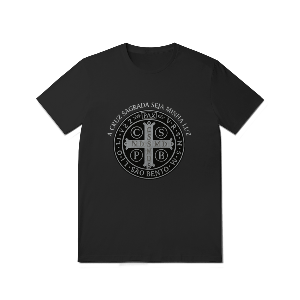 São Bento "a cruz sagrada seja minha luz" - Pray Style