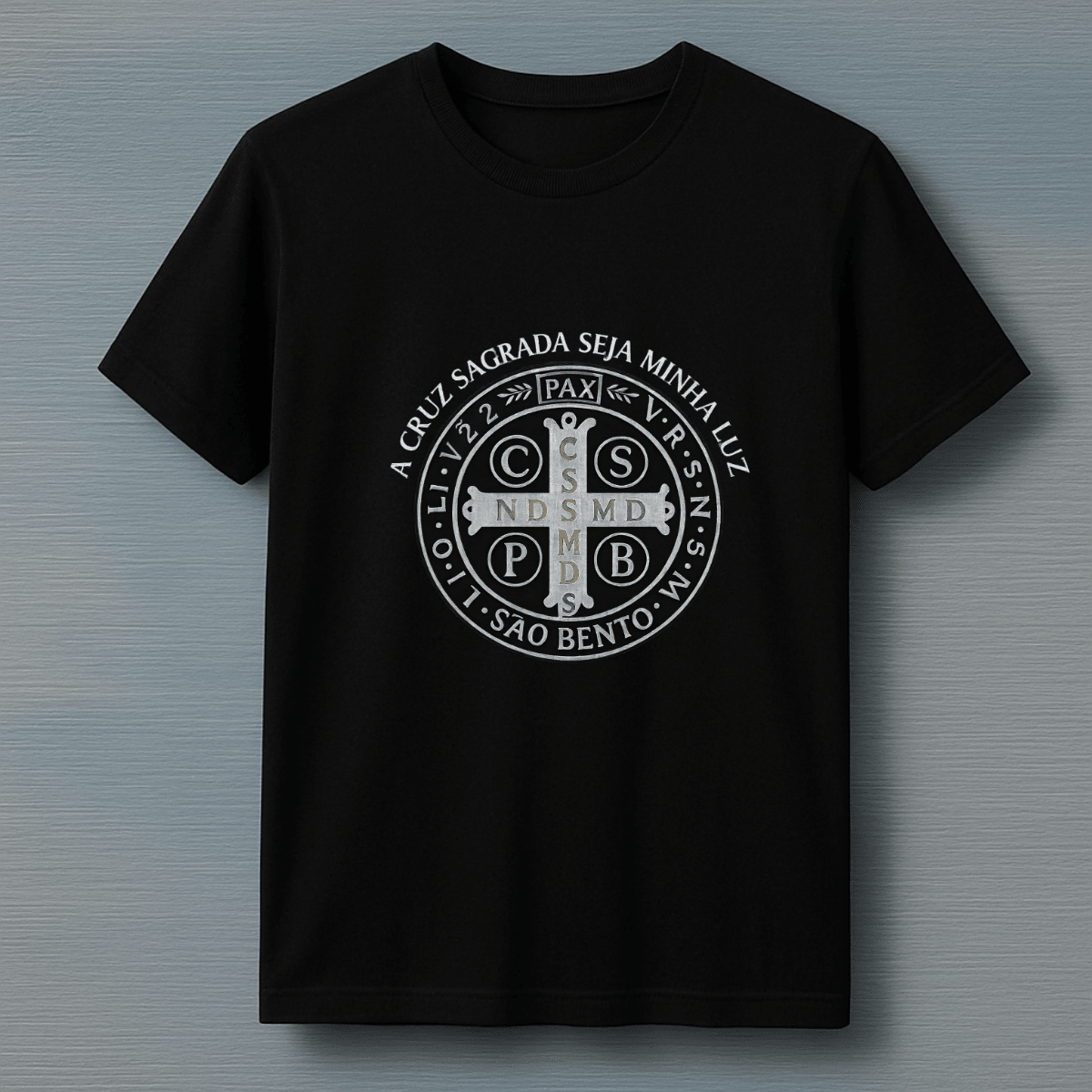 São Bento "a cruz sagrada seja minha luz" - Pray Style
