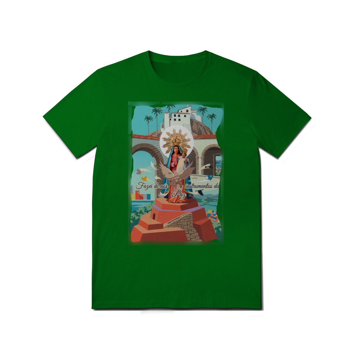 Camiseta Convento da Penha | Pray Style (estampa na frente)