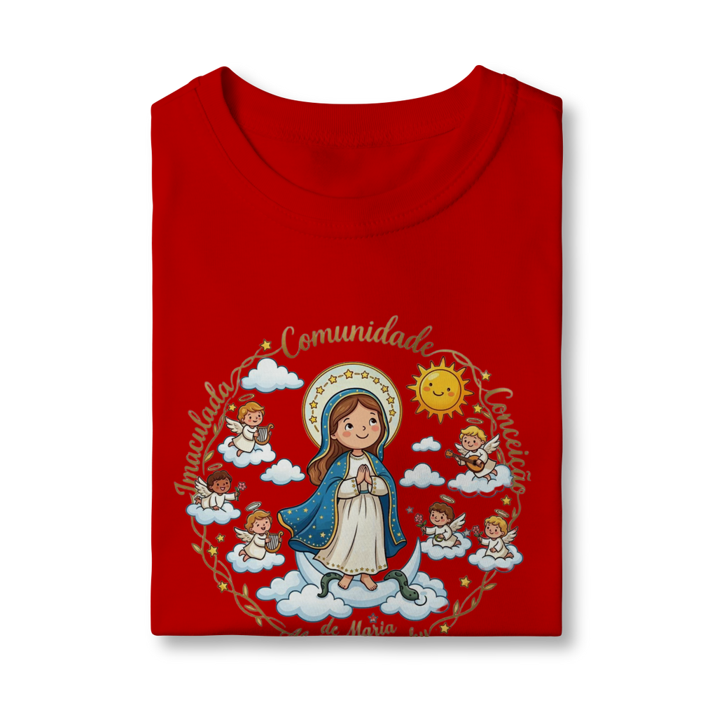 Camisa infantil Imaculadinha - Comunidade Imaculada Conceição de Maria