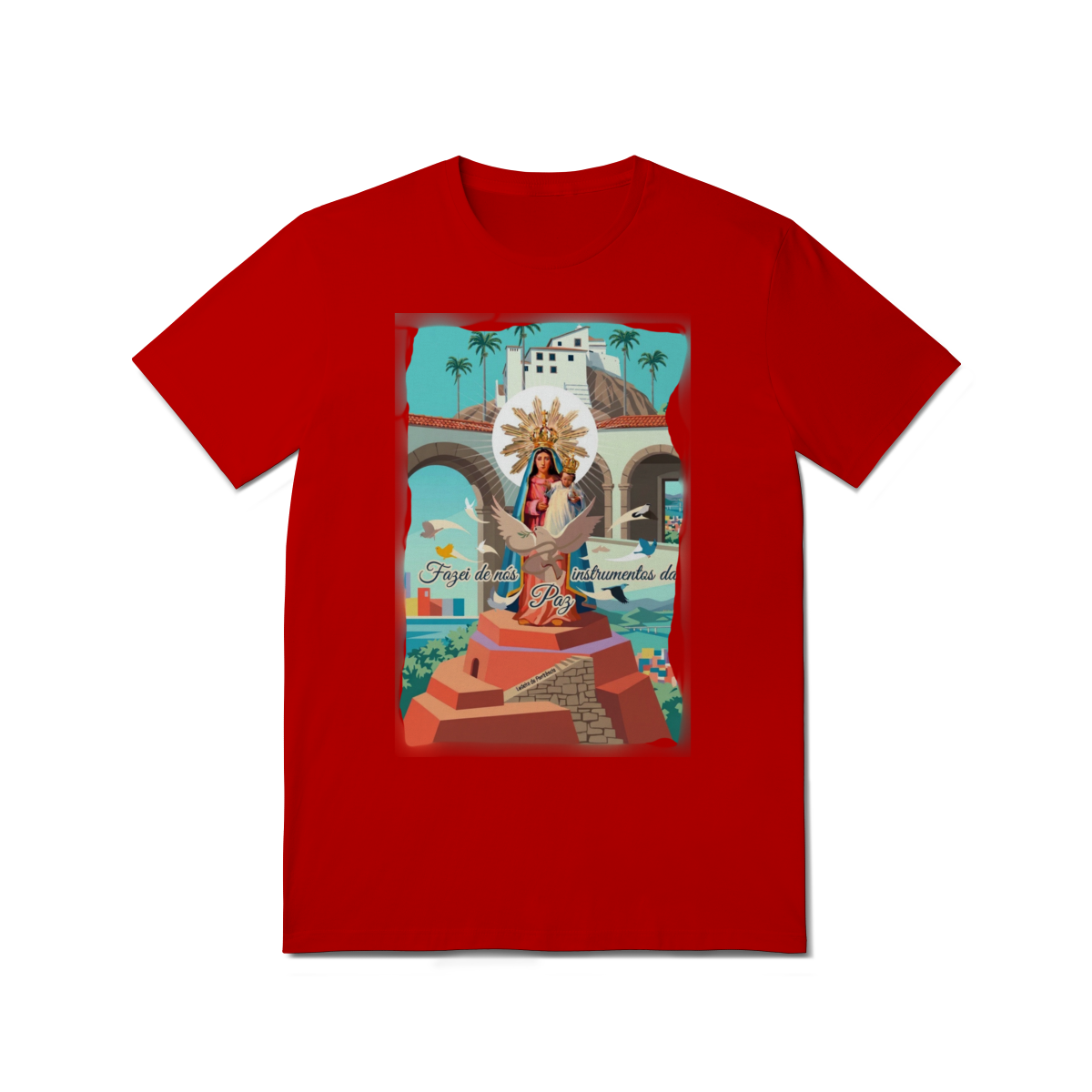 Camiseta Convento da Penha | Pray Style (estampa na frente)