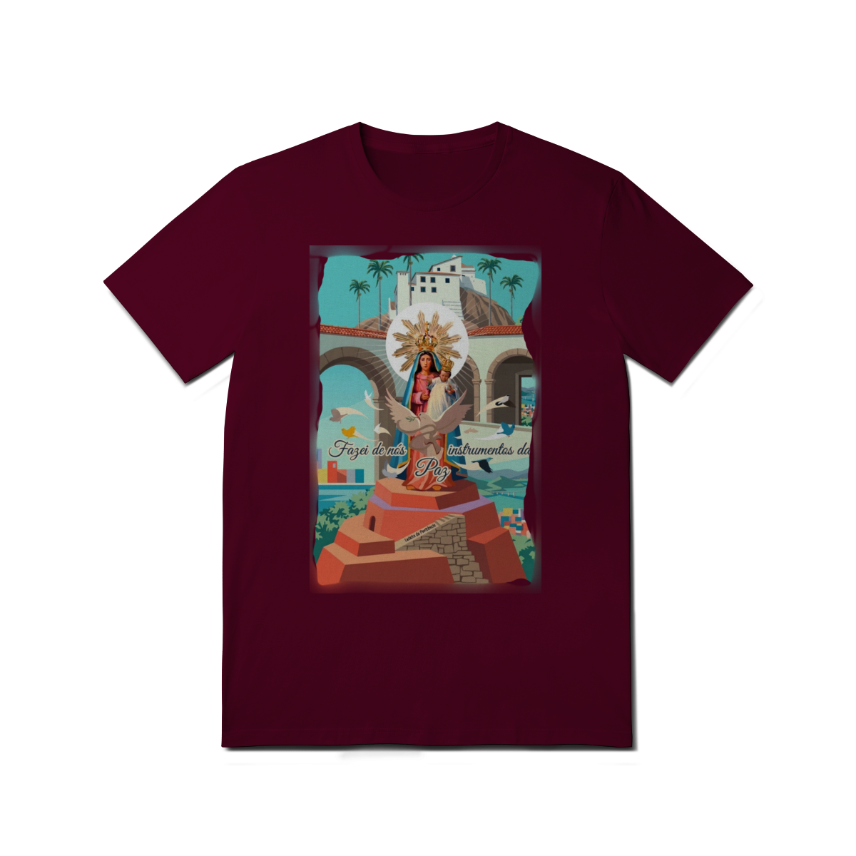 Camiseta Convento da Penha | Pray Style (estampa na frente)